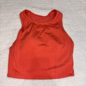 All in Motion Coral Crop Top
